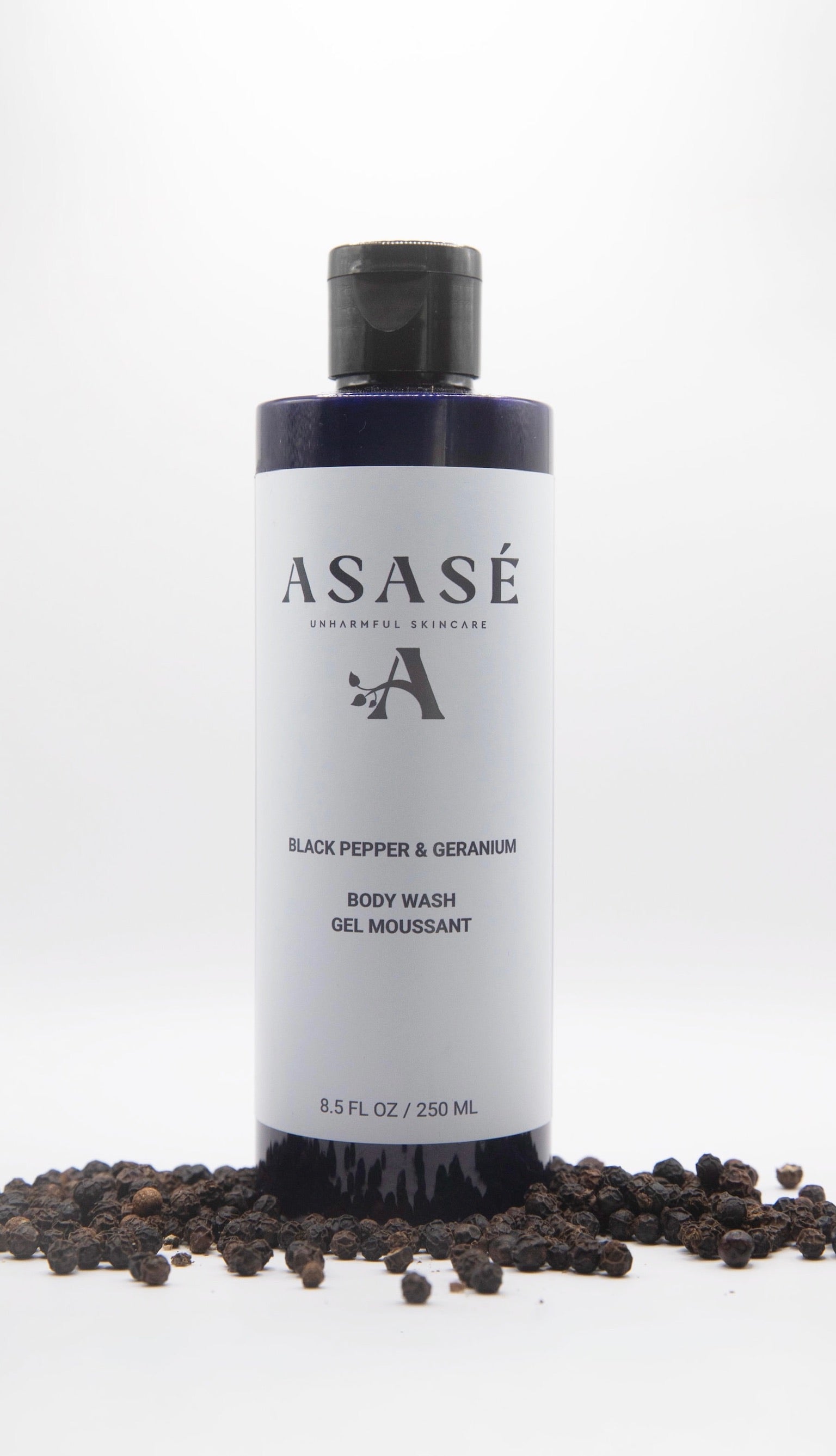 Black pepper & geranium body wash