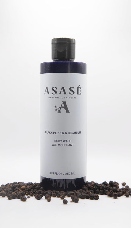 Black pepper & geranium body wash