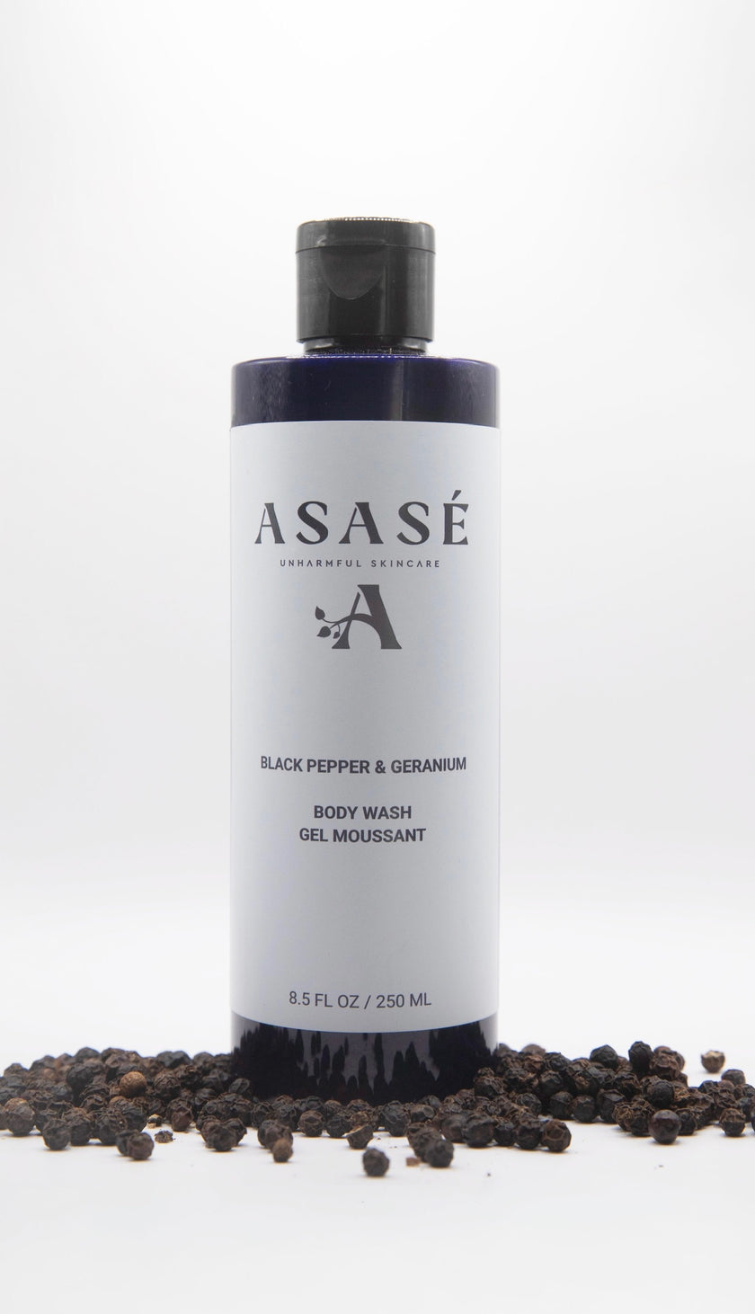 Black pepper & geranium body wash